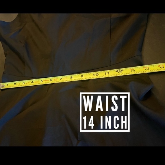 Angel wings black mini dress - Picture 10 of 11